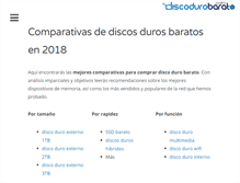 Tablet Screenshot of discodurobarato.com